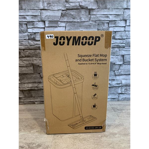 JOYMOOP Squeeze Flat Mop & Bucket System