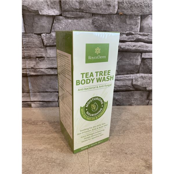 500 ML RoyceDerm Tea Tree Body Wash - Anti-Bacterial & Anti-Fungal