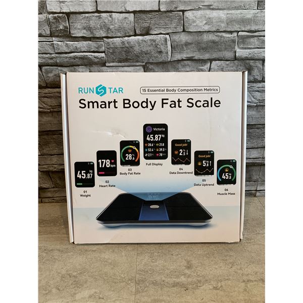 RunStar Smart Body Fat Scale 15 Essential Body Composition Metrics