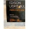 Image 4 : Pack of 25 Energy Efficient Edison Light Bulbs