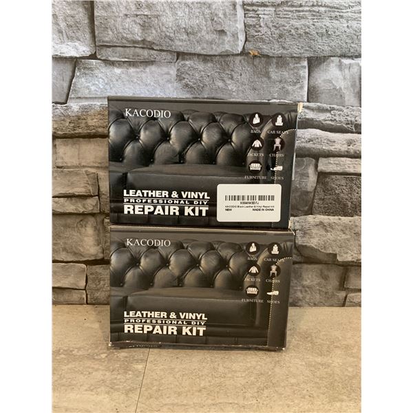 Lot of 2 Kacodio Leather & Vinyl Professional DIY Repair Kit