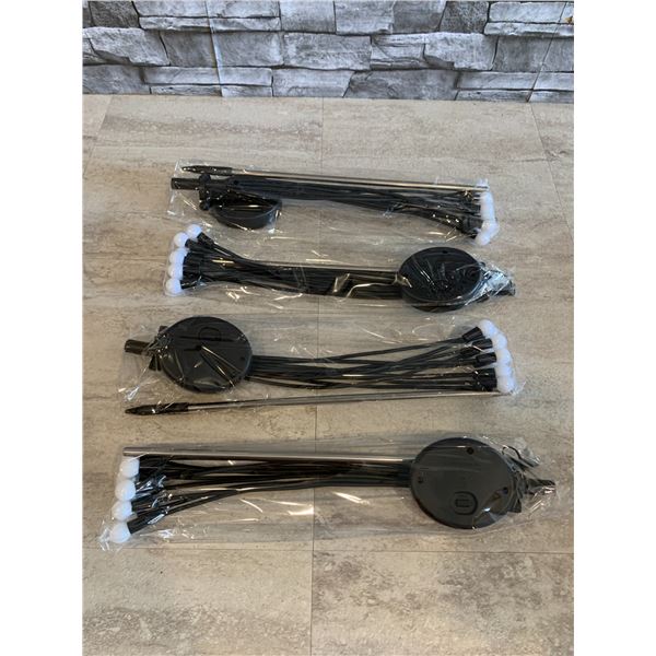 Solar Garden Lights - 4 Count 40 LED Outdoor Decorations