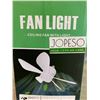 Image 2 : JOPESO Ceiling Fan With Light - 30W