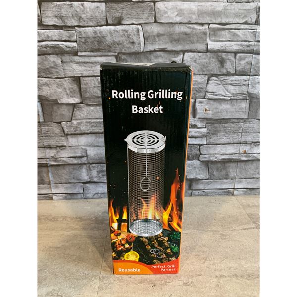 Metal Rolling Grilling Basket