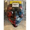 Image 3 : Lot of 6 LED Red & Blue Lightup Halloween Mask