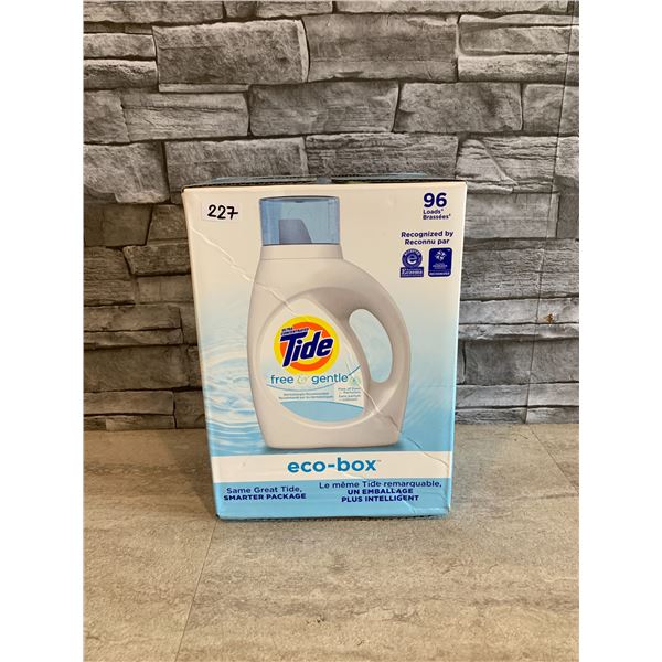 Tide Eco-Box Laundry Soap Free & Gentle 96 Loads 3.1L
