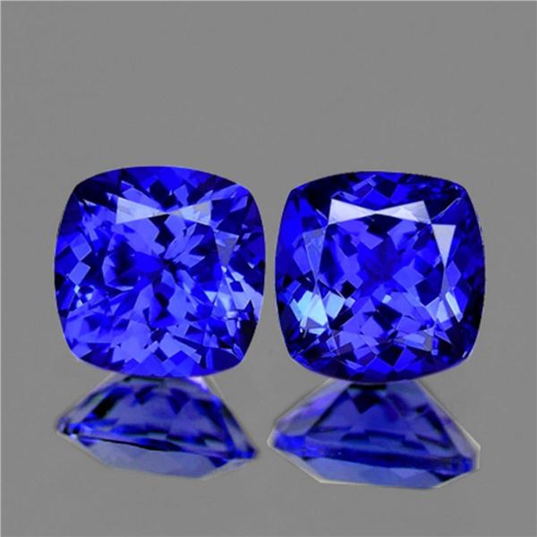 Natural  Purple Blue Tanzanite Pair [Flawless-VVS]