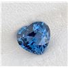 Image 1 : Natural  Blue Spinel Heart 1.11 Cts- Untreated