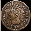 Image 1 : 1869 Indian Head Cent NICELY CIRCULATED