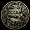 Image 2 : 1837 Seated Liberty Half Dime LIGHTLY  CIRCULATED