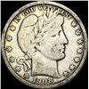 Image 1 : 1908-O Silver Barber Half Dollar NICELY  CIRCULATED