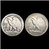 Image 2 : [2]1917-1918 Walking Liberty Half Dollar HIGH GRADE
