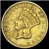 Image 1 : 1856 Gold $1 Indian Princess Type 3 ABOUT  UNCIRCULATED