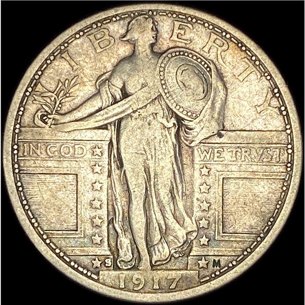 1917-S Type 1 Standing Liberty Quarter  LIGHTLY CIRCULATED