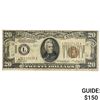 Image 1 : 1934 A $20 Hawaii Brown Seal Note