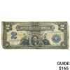 Image 1 : 1899 $2 Large Silver Certificate Blue Seal