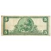 Image 2 : 1902 $5 Bank of Johnstown Pennslvania Large Note