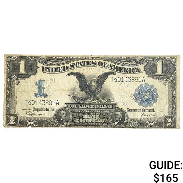 1899 $1 Black Eagle Silver Certificate Large Note