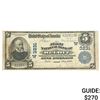 Image 1 : 1902 $5 First National Bank of Beloit Large Note