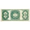 Image 2 : 1891 $1 Silver Cert Large Banknote Red Seal
