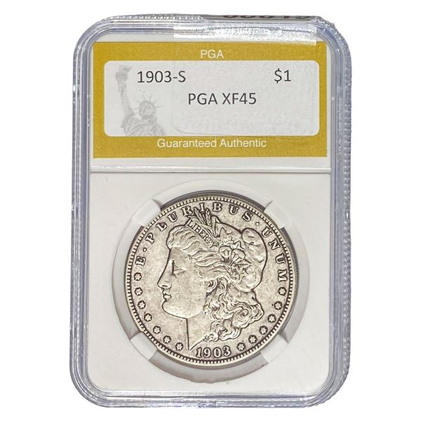 1903-S Morgan Silver Dollar PGA XF45