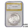 Image 1 : 1923 Silver Peace Dollar PGA MS66