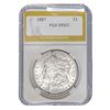 Image 1 : 1887 Morgan Silver Dollar PGA MS65