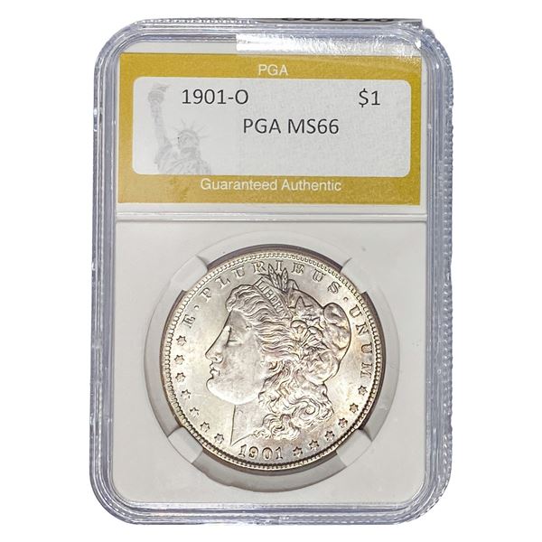 1901-O Morgan Silver Dollar PGA MS66