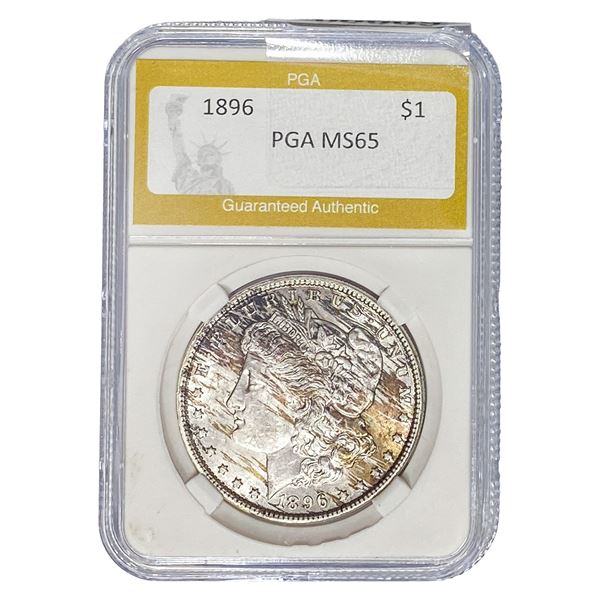 1896 Morgan Silver Dollar PGA MS65