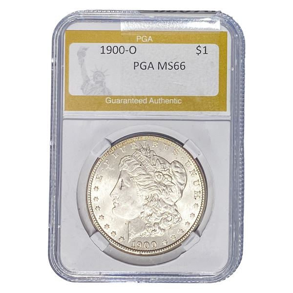 1900-O Morgan Silver Dollar PGA MS66