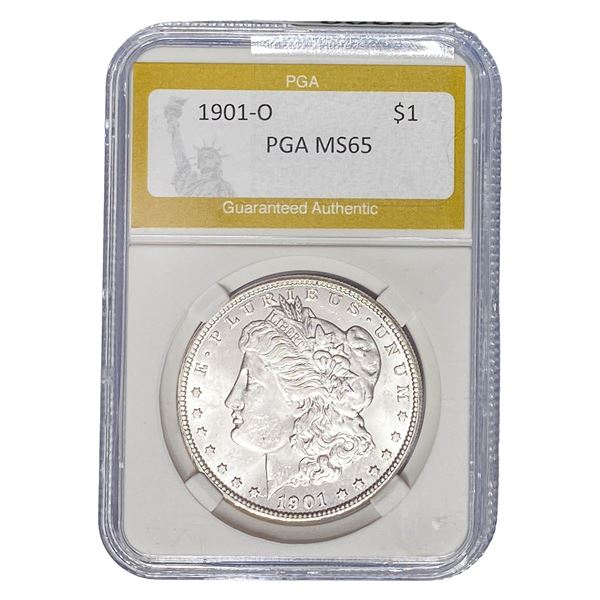 1901-O Morgan Silver Dollar PGA MS65