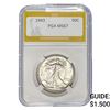 Image 1 : 1943 Walking Liberty Half Dollar PGA MS67