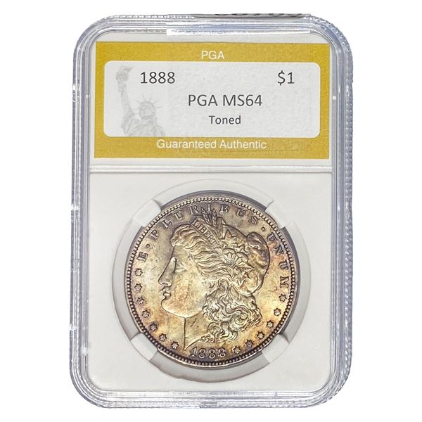 1888 Morgan Silver Dollar PGA MS64