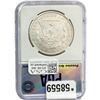 Image 2 : 1880-CC Morgan Silver Dollar PGA MS65