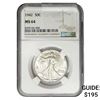 Image 1 : 1942 Walking Liberty Half Dollar NGC MS64