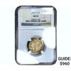 Image 1 : 1917-D Buffalo Nickel NGC AU55