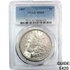Image 1 : 1887 Morgan Silver Dollar PCGS MS65