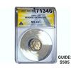 Image 1 : 1893 Barber Dime ANACS MS62
