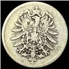 Image 1 : 1874-E Germany SIlver 1 Reichsmark NEARLY UNCIRCULATED