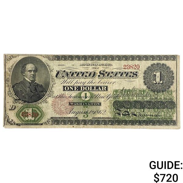 1862 $1 Series 133 US Large Note