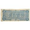 Image 2 : 1864 $5 Richmond CSA Large Note
