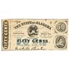 Image 1 : 1863 50C Alabama Fractional Currency 2nd Series