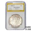 Image 1 : 1880-O Micro o Morgan Silver Dollar PGA MS63+