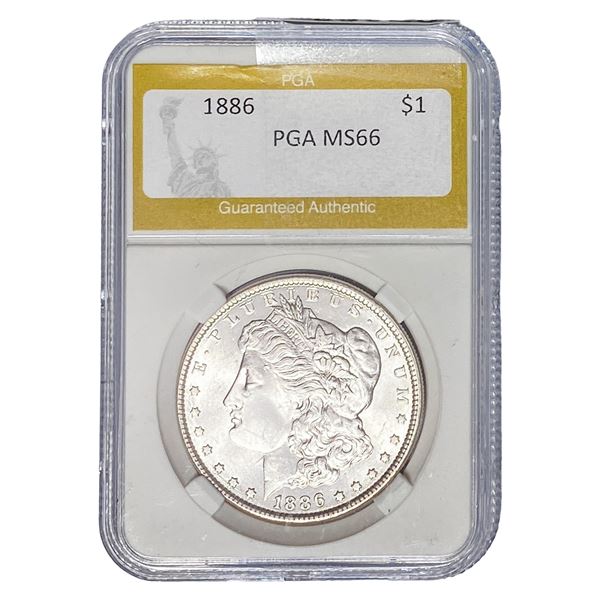 1886 Morgan Silver Dollar PGA MS66