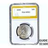 Image 1 : 1838 Capped Bust Half Dollar PGA MS61
