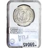 Image 2 : 1899 Morgan Silver Dollar PGA MS62