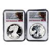 Image 1 : [2] 2012-S Silver Eagle NGC PF69 Reverse and Ultra Cameo