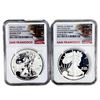 Image 1 : [2] 2012-S Silver Eagle NGC PF69 Reverse and Ultra Cameo