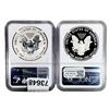 Image 2 : [2] 2012-S Silver Eagle NGC PF69 Reverse and Ultra Cameo