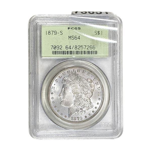 1879-S Morgan Silver Dollar PCGS MS64